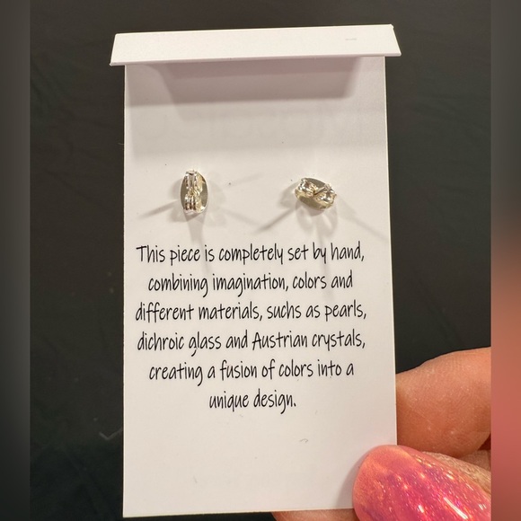 NWT Mosaico Austrian Crystal pendant necklace & earrings 💕💕 new line! 💕💕 - Picture 11 of 13